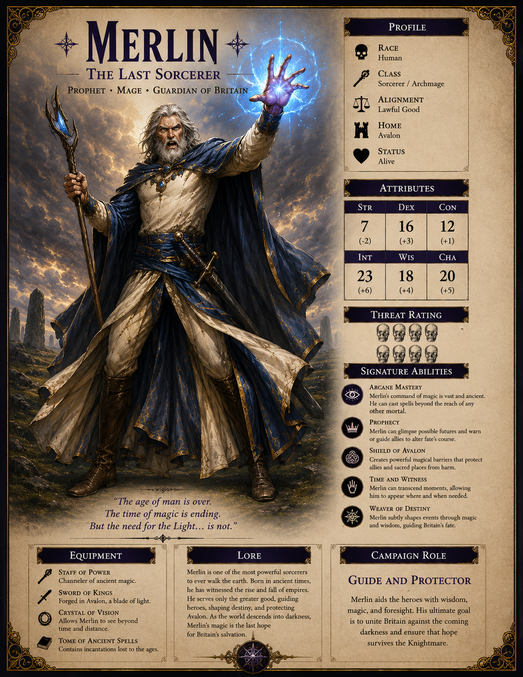 Knightmare RPG Guide - Hardback - Cover by Paul Ikeda