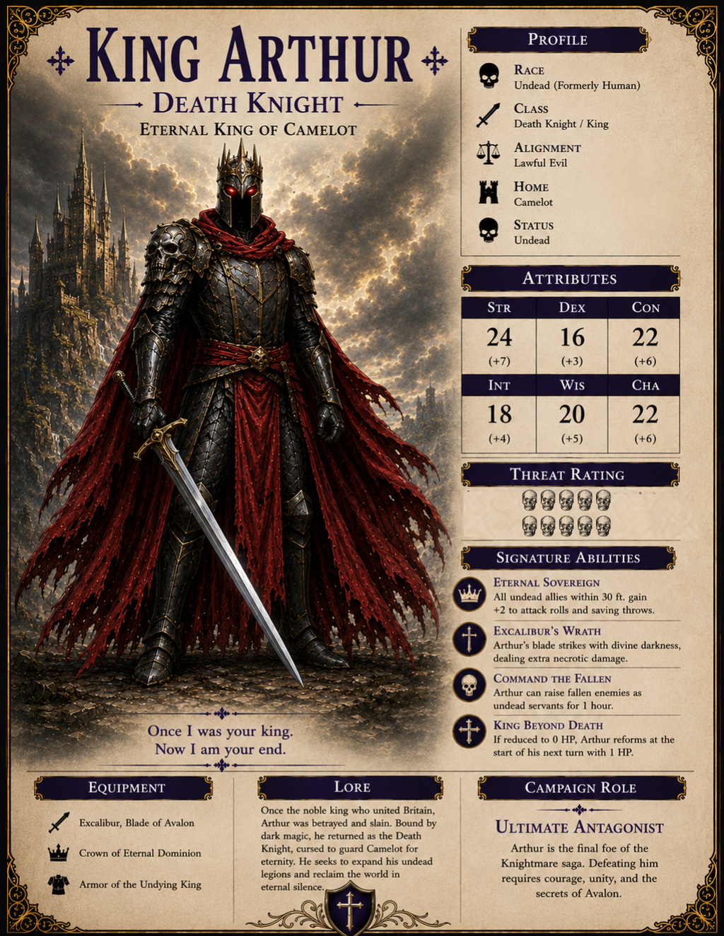 Knightmare RPG Guide - Hardback - Cover by Paul Ikeda